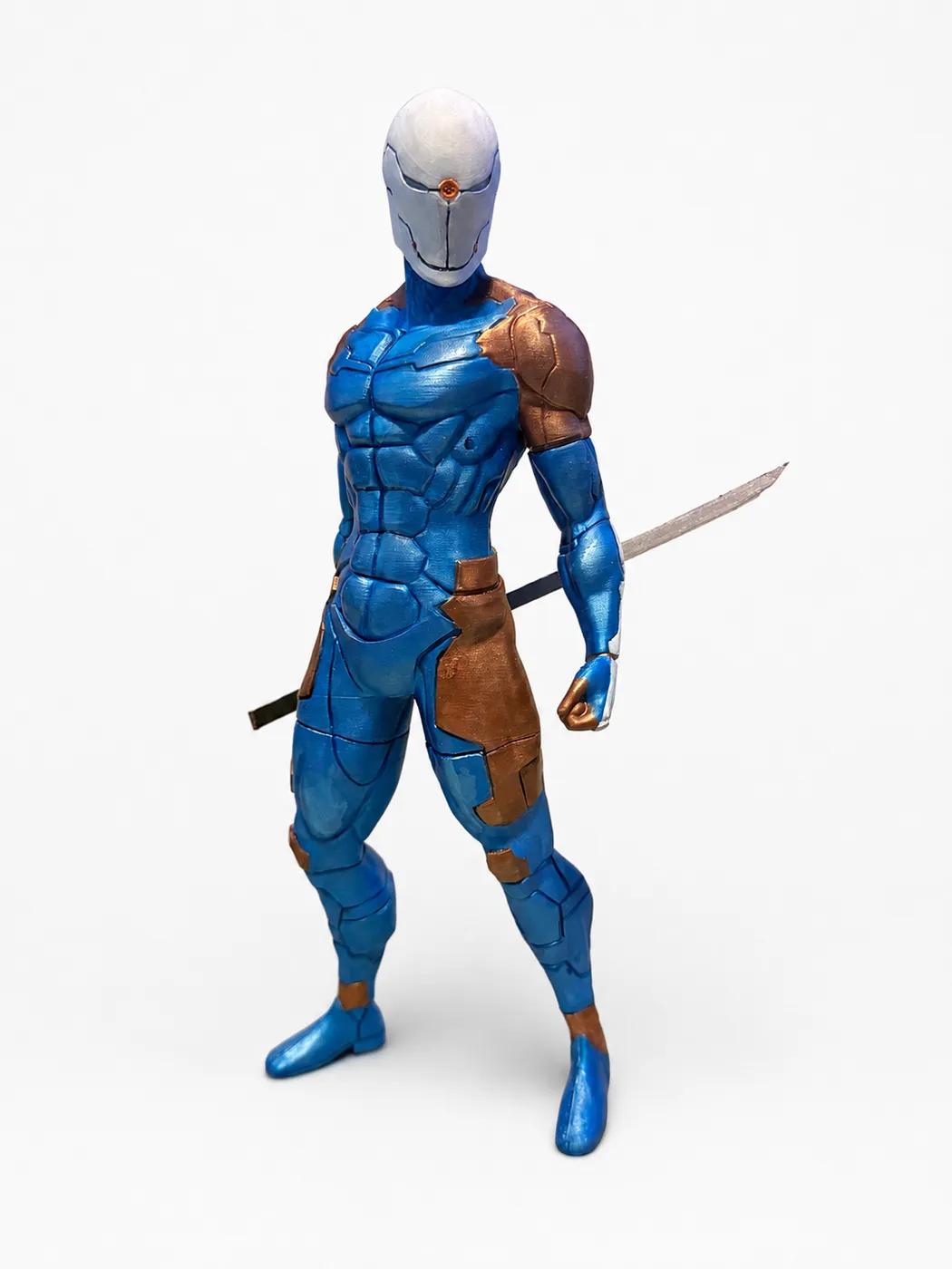 Figura de Gray Fox de Metal Gear Solid impresa en 3D